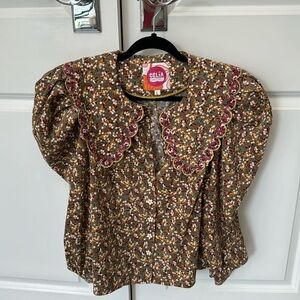 Celia B corduroy blouse